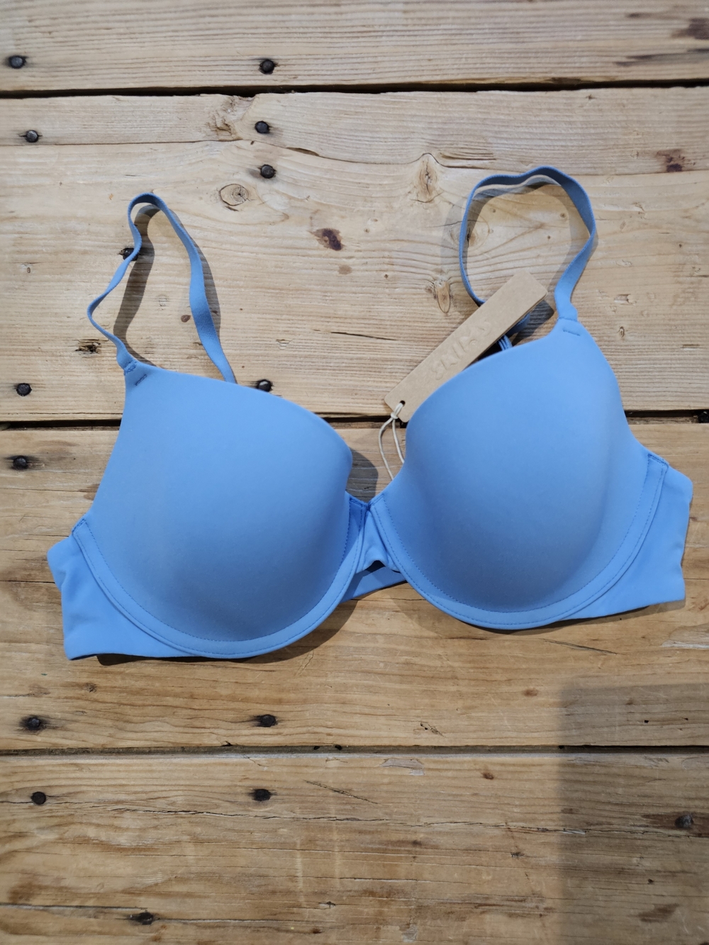 SKIMS Smooth Molded T-Shirt Bra - Light Blue